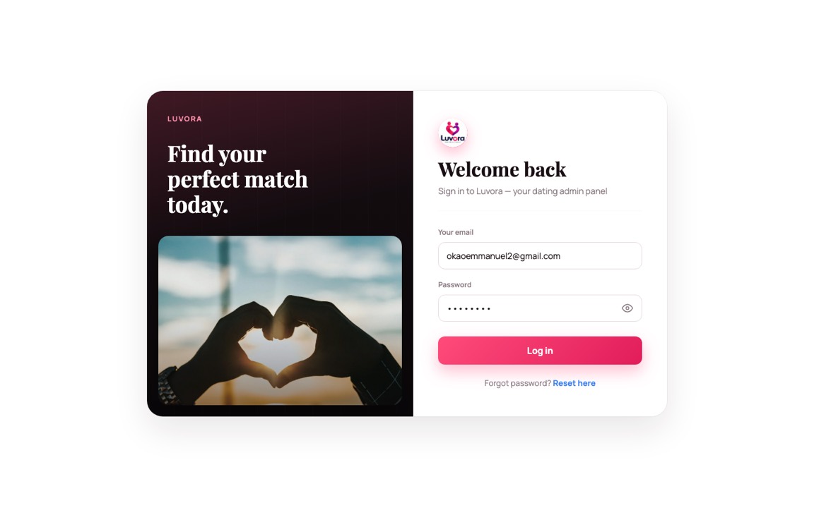 Luvora website